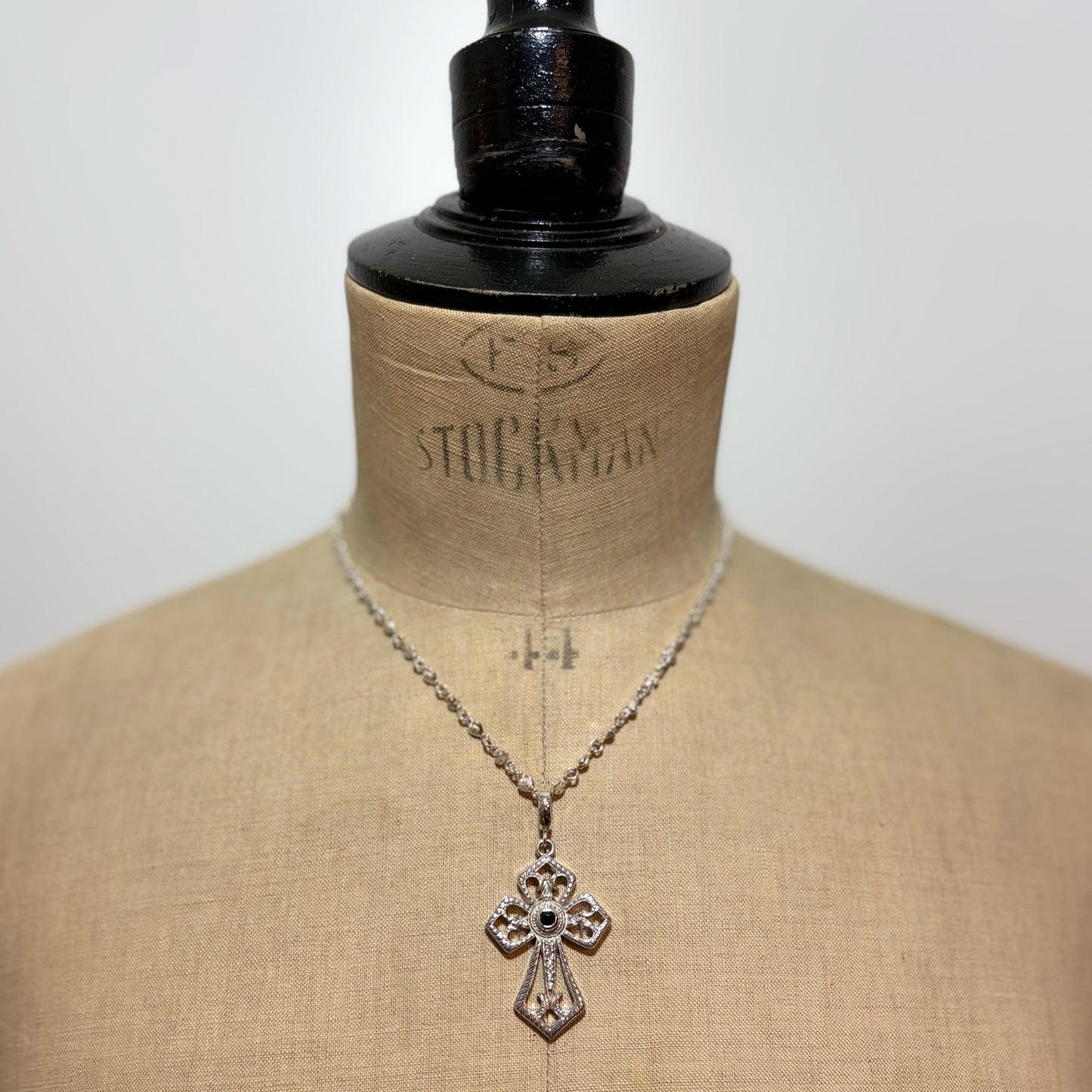 ETCHED CATHEDRAL CROSS