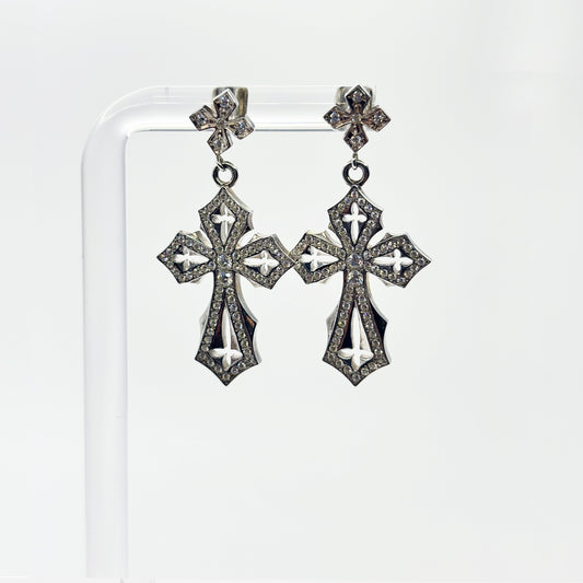 LOREE RODKIN CROSS EARING