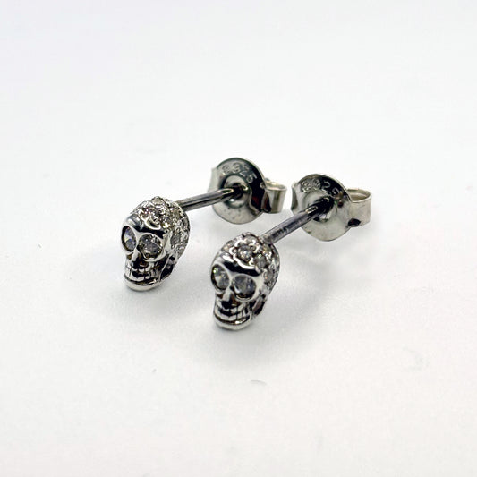 PAVE SKULL PIERCE(ONE FOR PAIR)