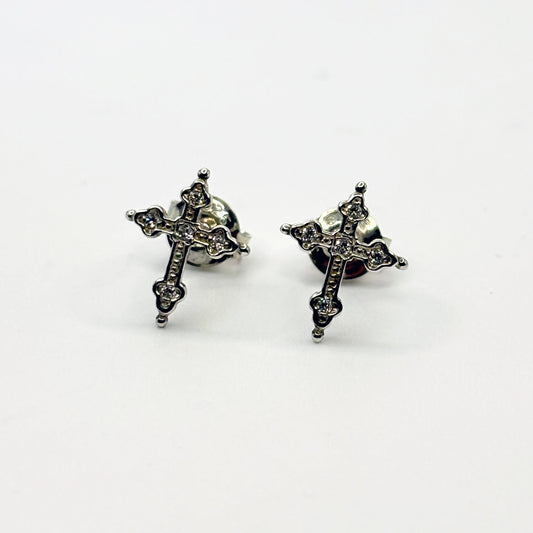 GOTHIC CROSS STUD PIERCE(ONE FOR PAIR)