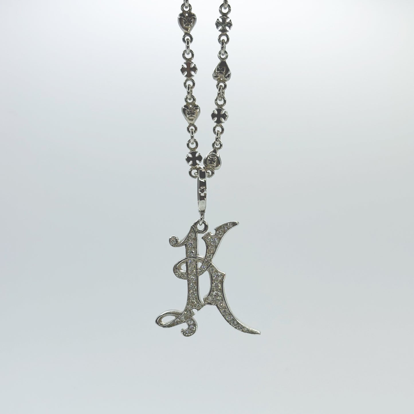 MEDIVAL INITIAL PENDANT "K"