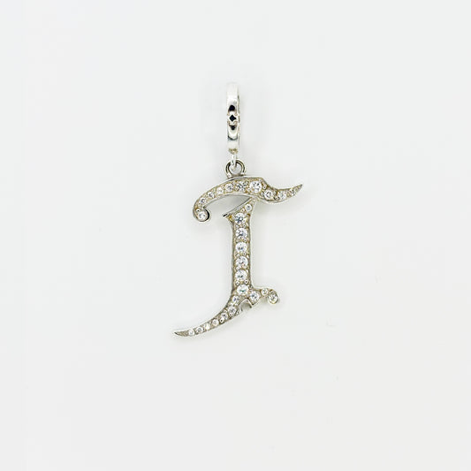MEDIVAL INITIAL PENDANT "T"