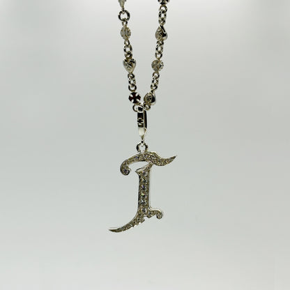 MEDIVAL INITIAL PENDANT "T"