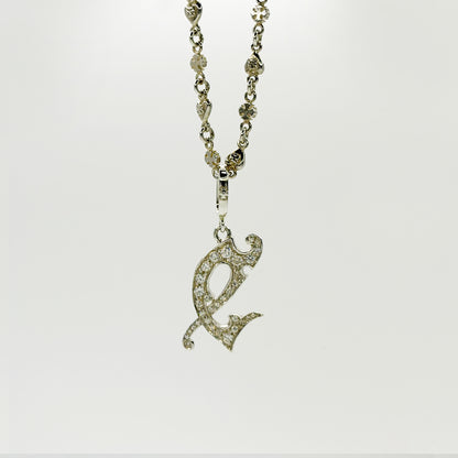 MEDIVAL INITIAL PENDANT "C"