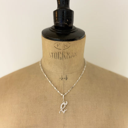 MEDIVAL INITIAL PENDANT "C"