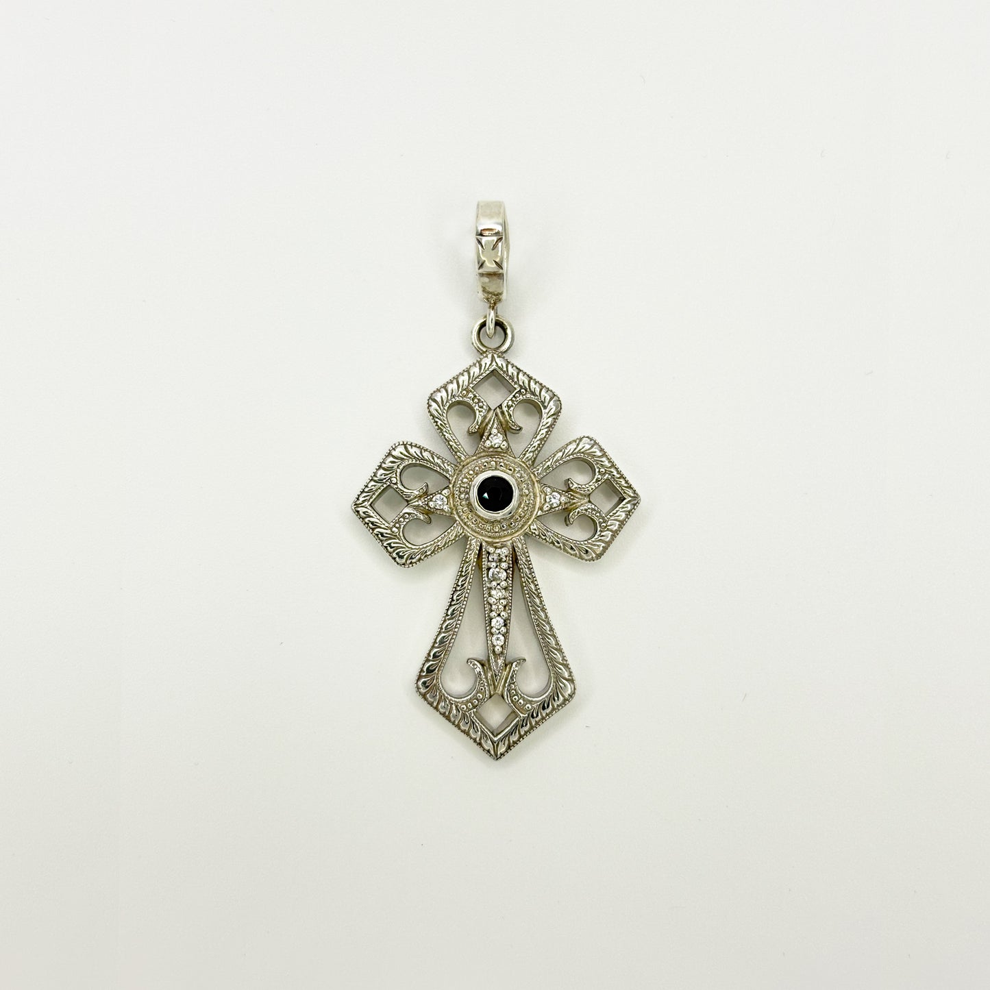 ETCHED CATHEDRAL CROSS