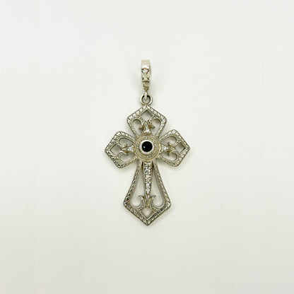 ETCHED CATHEDRAL CROSS