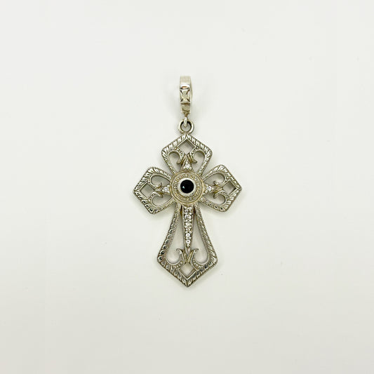 ETCHED CATHEDRAL CROSS
