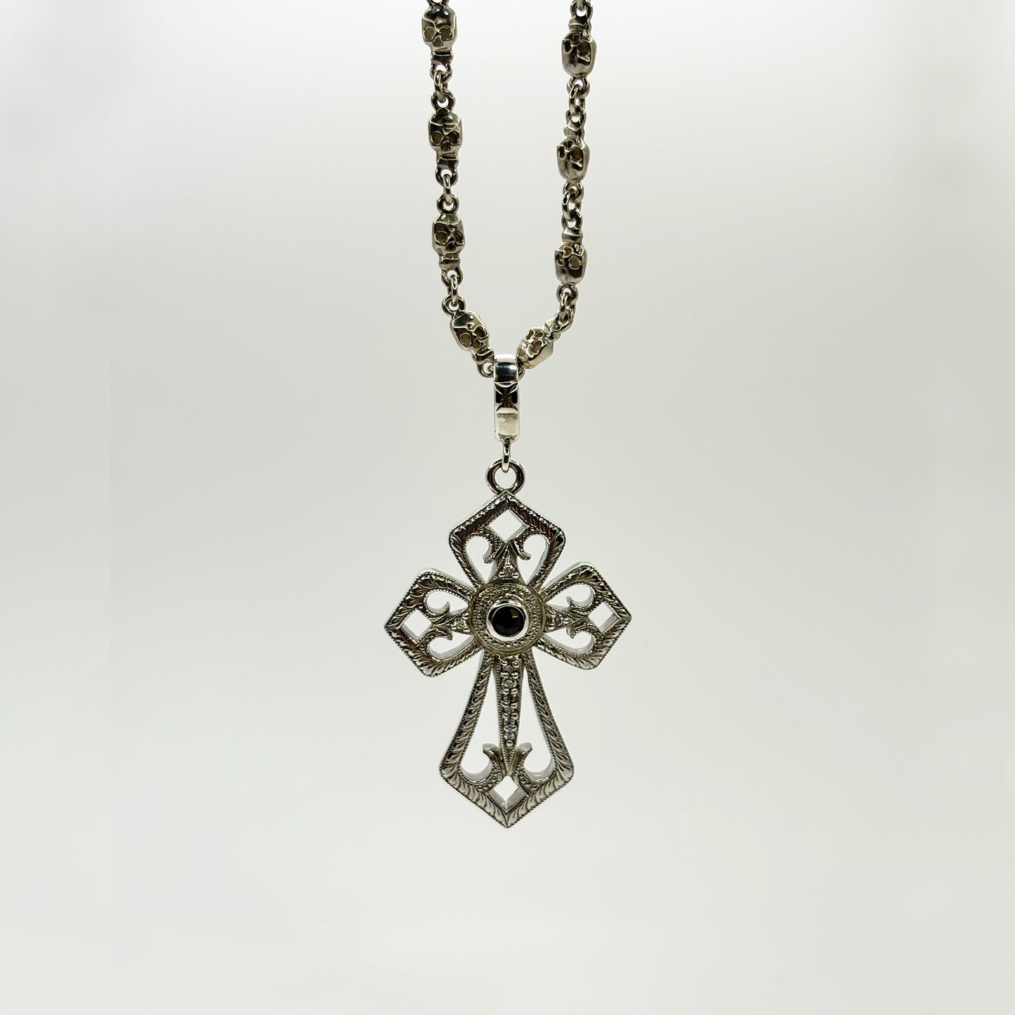 ETCHED CATHEDRAL CROSS