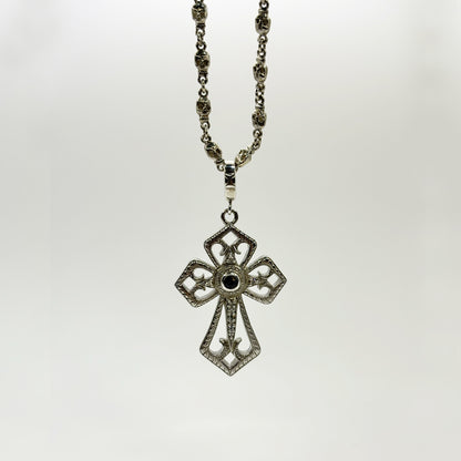 ETCHED CATHEDRAL CROSS