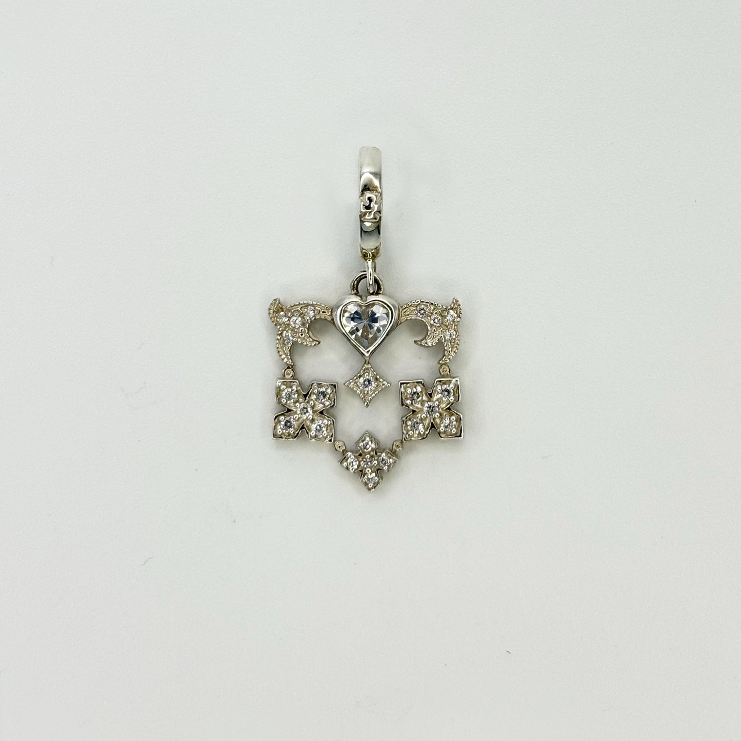 LOREE RODKIN OPEN HEART PENDANT