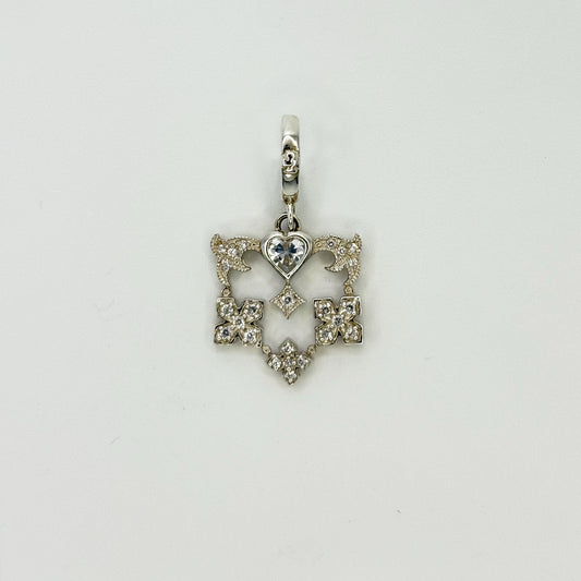 LOREE RODKIN OPEN HEART PENDANT