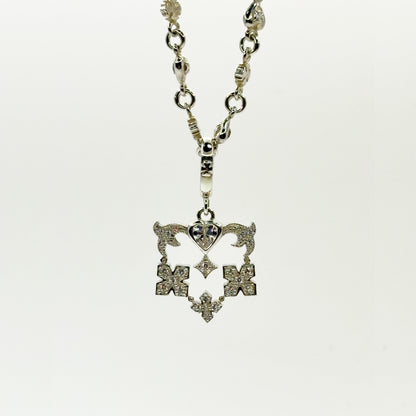 LOREE RODKIN OPEN HEART PENDANT