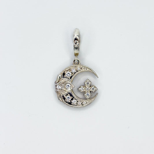 LOREE RODKIN MOON STAR PENDANT