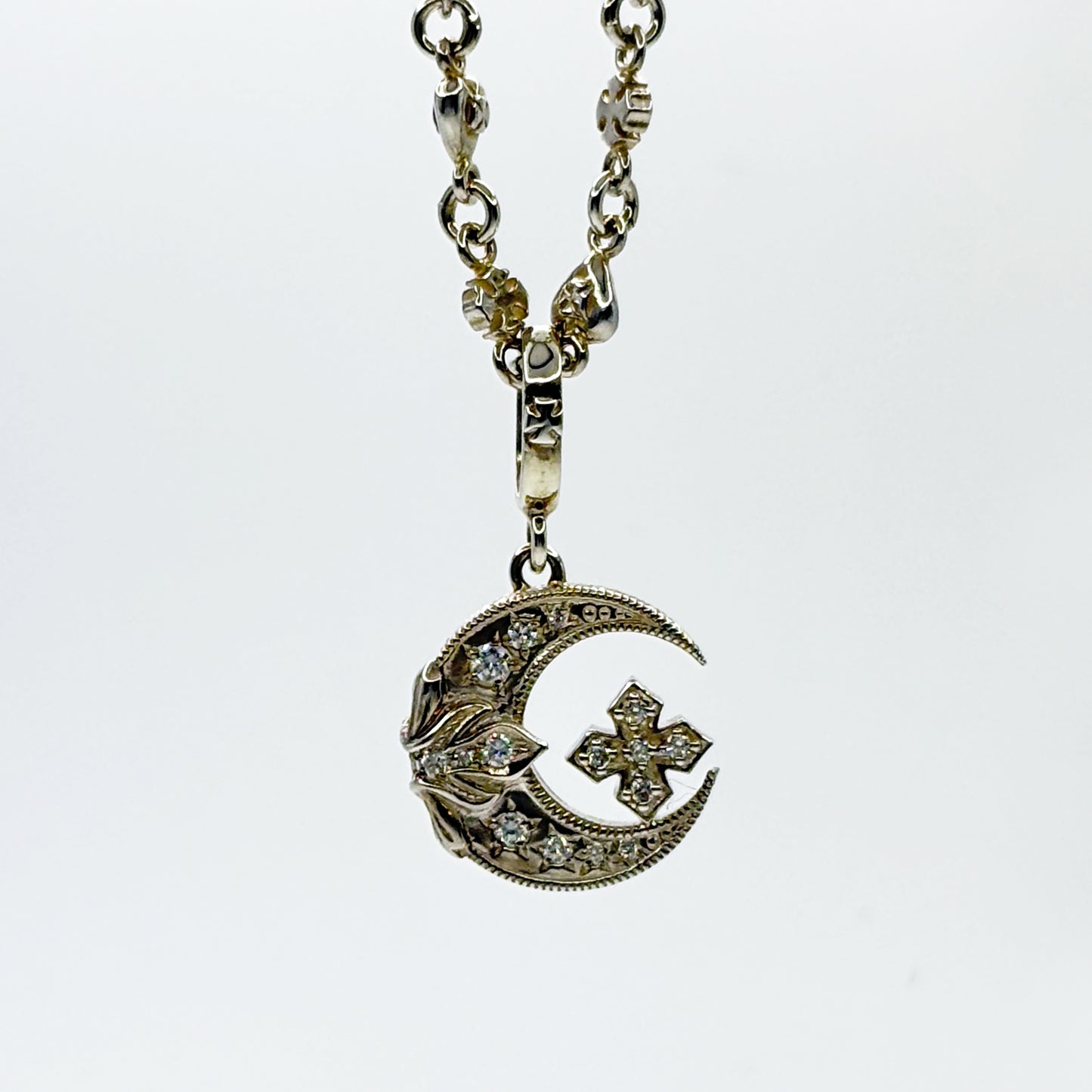 LOREE RODKIN MOON STAR PENDANT