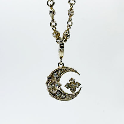 LOREE RODKIN MOON STAR PENDANT